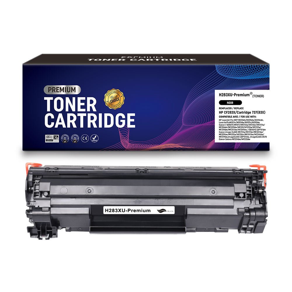 Cartouche de toner Compatible HP CF283X/Cartridge 737 Noir 2400pages - KERA FRANCE Cartouche de toner Compatible HP CF283X/Cartridge 737 Noir 2400pages - KERA FRANCE